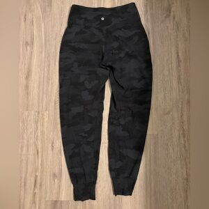Lululemon Black Camouflage Joggers